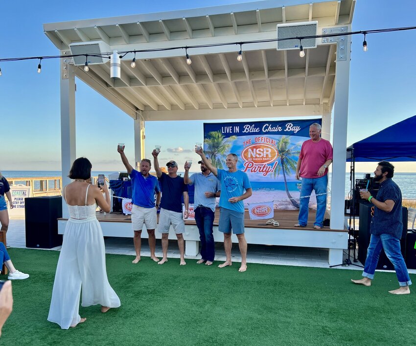 Kenny Chesney's No Shoes Radio hosts live broadcast, beach party at